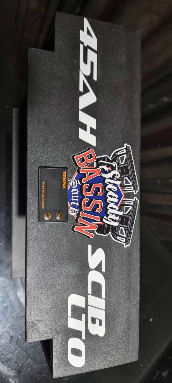 Black battery with 45AH LTO label.