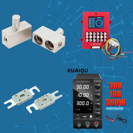 Electronics components including power supply and accessories.