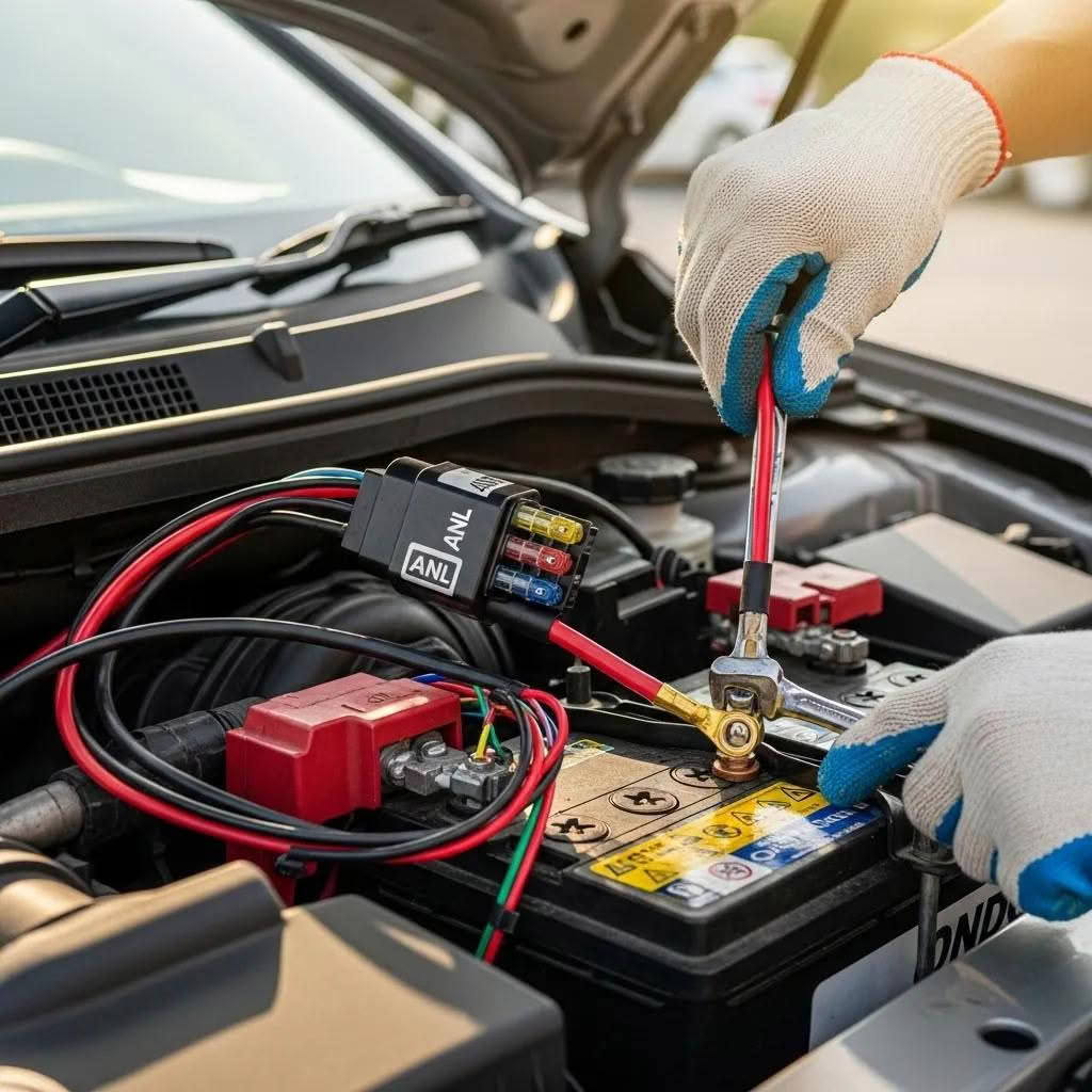 Proper wiring and grounding practices for car audio battery installation
