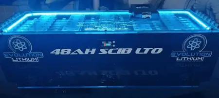 48Ah SCIB LTO lithium battery pack display
