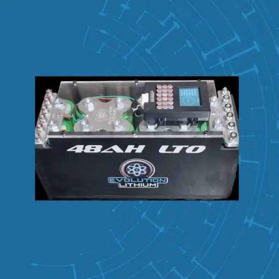 48Ah LTO lithium battery with display module