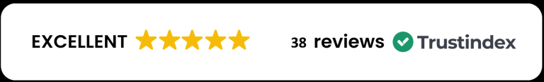 Excellent five-star rating with 38 reviews badge