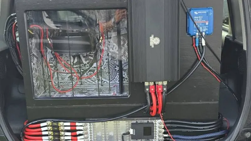 Steve Lintern SPL system using a 30Ah SCiB LTO battery bank and Evolution Audio 8K amplifier