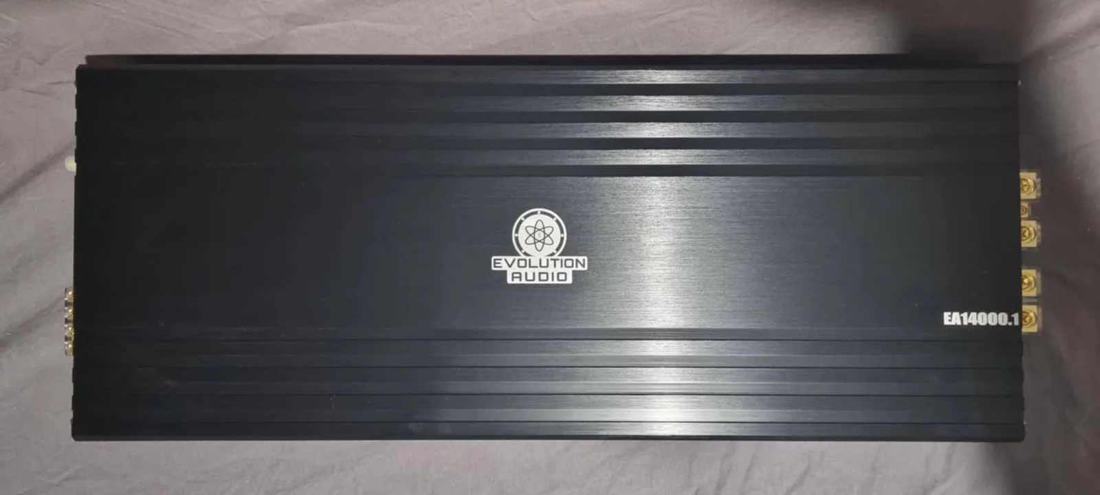 Evolution Audio EA14000.1 monoblock supplied for Jared Ansley’s car audio build